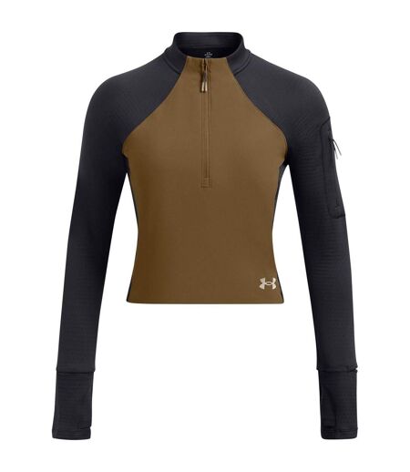 Haut Thermique Manches Longues Trail Femme Anthracite Under Armour
