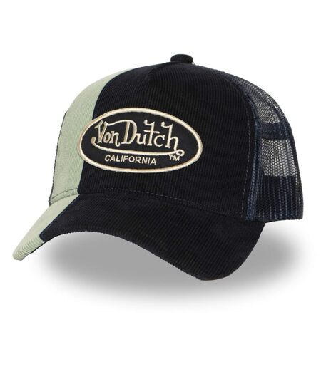 Casquette trucker avec filet adulte en velours côtelé et patch Cut Vondutch