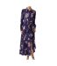 Robe marine à moifs femme vero moda shilah naja - s-1