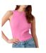 Débardeur rose femme vero moda mirwina - l-1