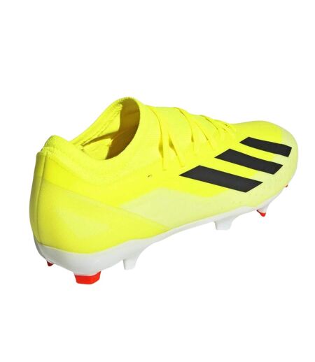 Mens X Crazyfast League Firm Ground Football Boots Yellow Adidas