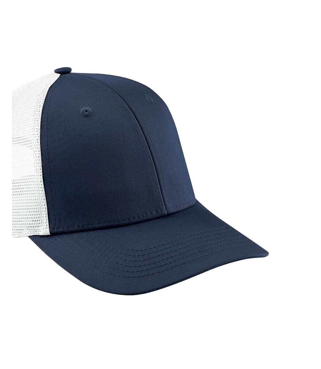 Casquette trucker urbanwear bleu marine / blanc Beechfield-2