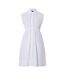Robe Chemise Sans Manches Rhodes Femme Blanc French Connection-2