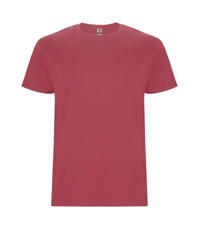 Mens Stafford T-shirt Chrysanthemum Red Roly