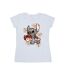 Disney Femmes/Les femmes Lilo And Stitch Ohana Orange Hibiscus Cotton T-Shirt (Blanc) - UTBI25821-1