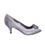 Escarpins ripley femme gris Lunar