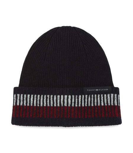 Bonnet noir homme tommy hilfiger corp