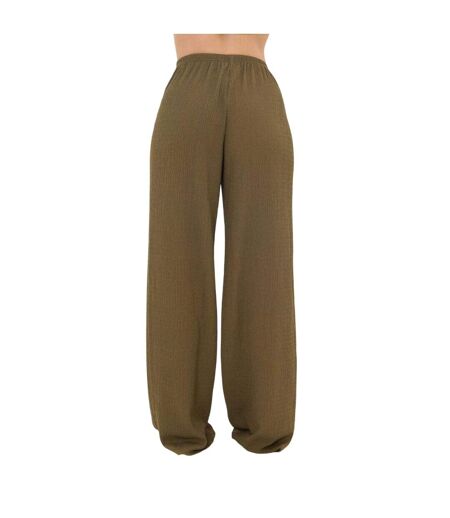 Pantalon Palazzo Femme Vert Kaki I Saw It First