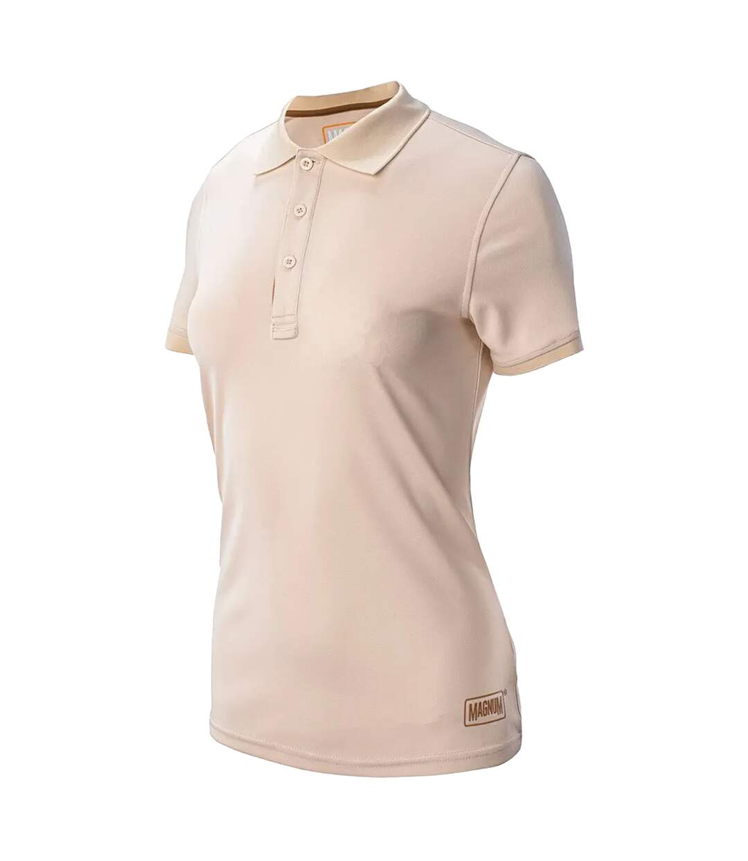 Polo Manches Courtes Femme Blanc Cassé Magnum-3