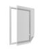 Moustiquaire avec cadre magnétique pour fenêtre blanc max 100x120 cm