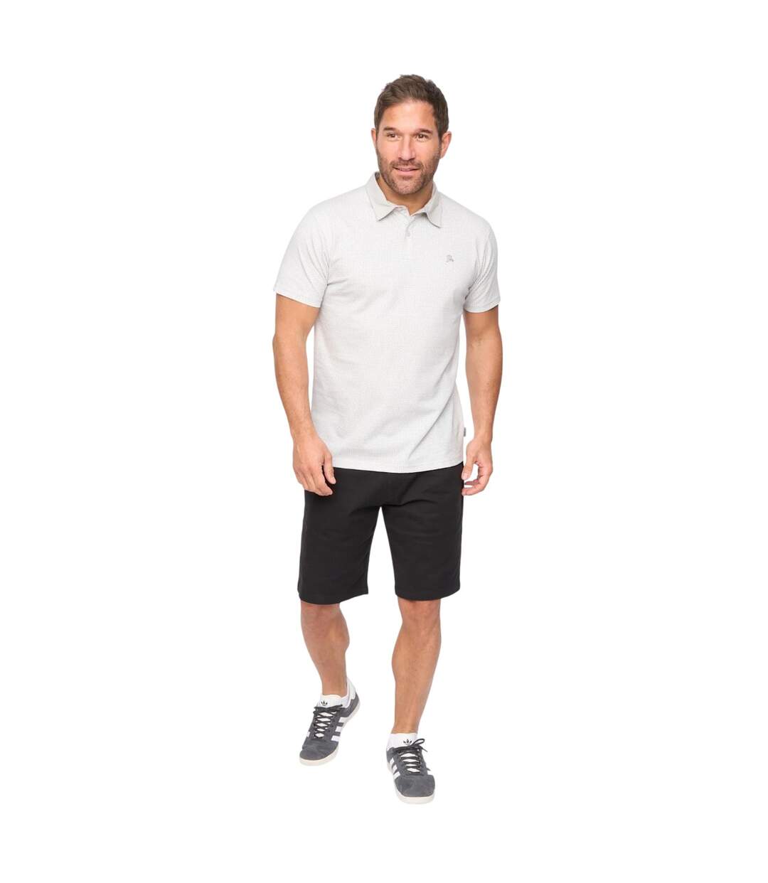 Polo Calvert Homme Gris Clair Bewley & Ritch-1