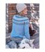 Womens/ladies Fair Isle Yoke Detail Jumper Blue WoolOvers-1