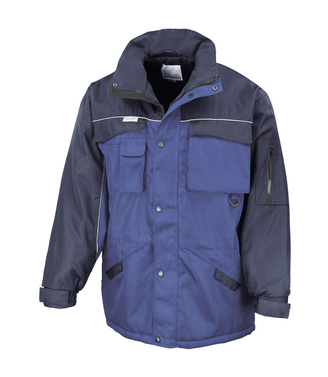 Manteau De Travail Robuste Hydrofuge Coupe-vent Homme Bleu Royal Bleu Marine Result-2