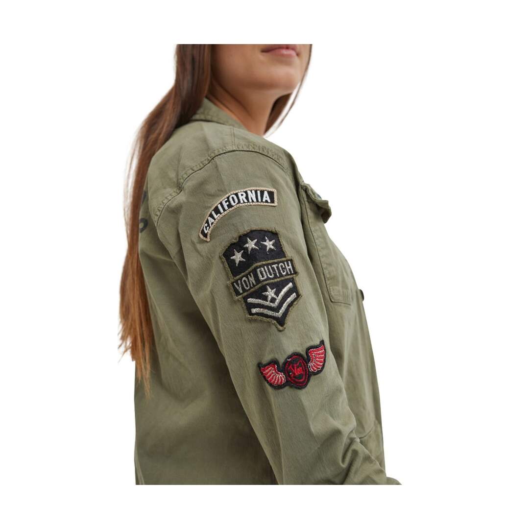 Veste Coton Femme Von Dutch Angel Kaki Vondutch-5