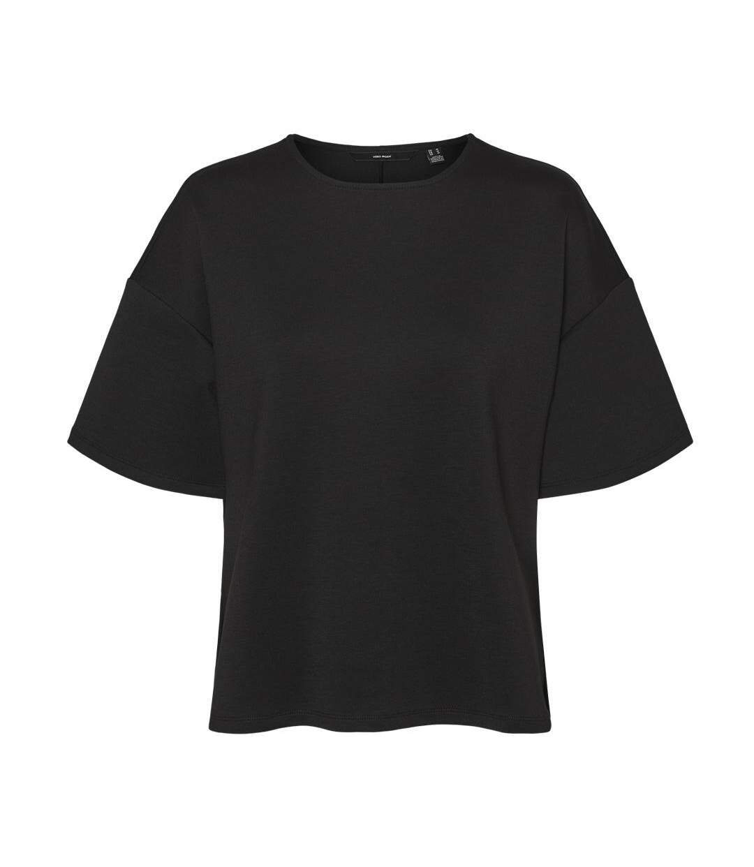 T-Shirt noir femme vero moda sallie-1