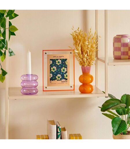 Soliflore Design en Verre Poolside 14cm Orange