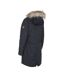 Womens/ladies Faithful Waterproof Jacket Dark Grey Trespass-3
