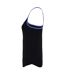 TriDri Womens/Ladies Yoga Vest (French Navy/Blue Melange) - UTRW6535