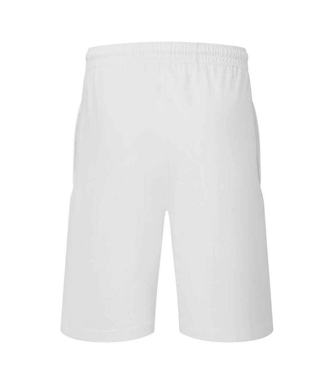 Short jersey iconic homme blanc Fruit of the Loom-2