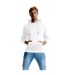 Russell Adults Unisex Pure Organic High Collar Hooded Sweatshirt (White)
