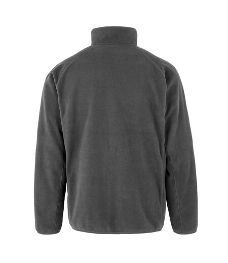 Result Genuine Recycled Mens Micro Zip Neck Fleece (Gray) - UTPC4328