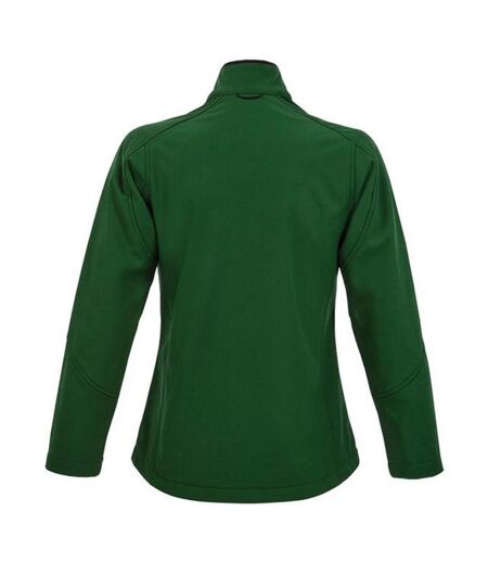 SOLS Womens/Ladies Roxy Soft Shell Jacket (Breathable, Windproof And Water Resistant) (Bottle Green) - UTPC348