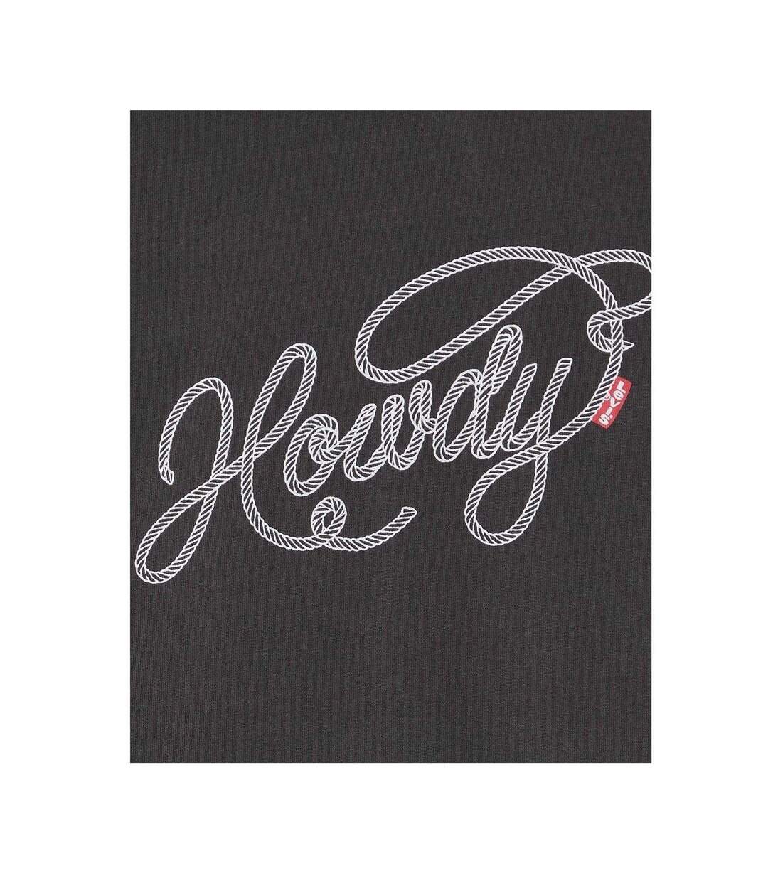 T-shirt Motif/style Imprimé Graphique Femme Noir Levis-4