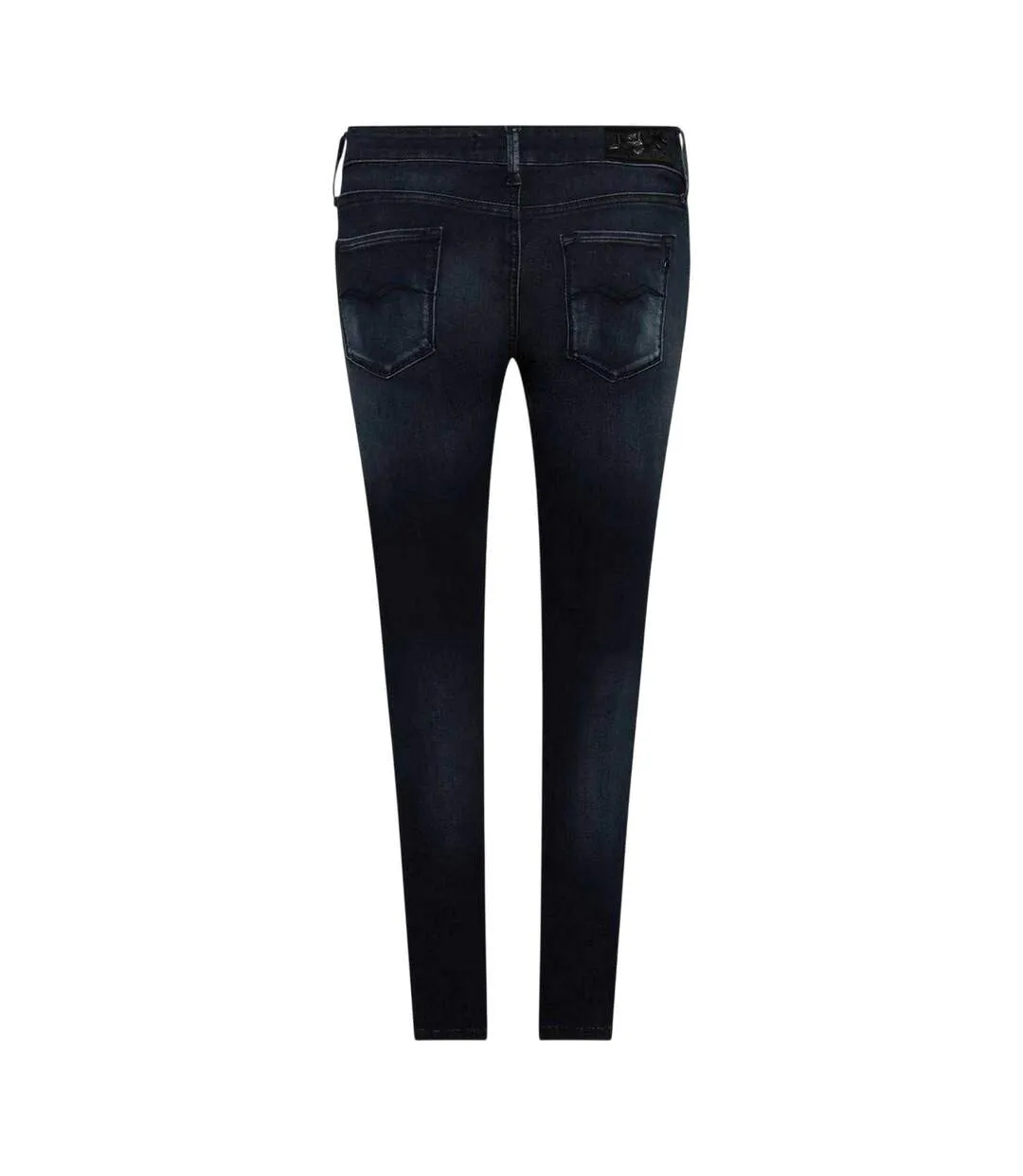 Womens/ladies Luz Cotton Skinny Jeans Blue Replay-1