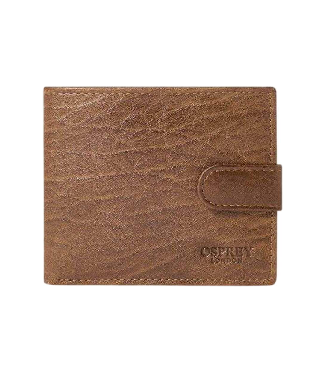Logo Leather Wallet One Size Cognac Osprey-1