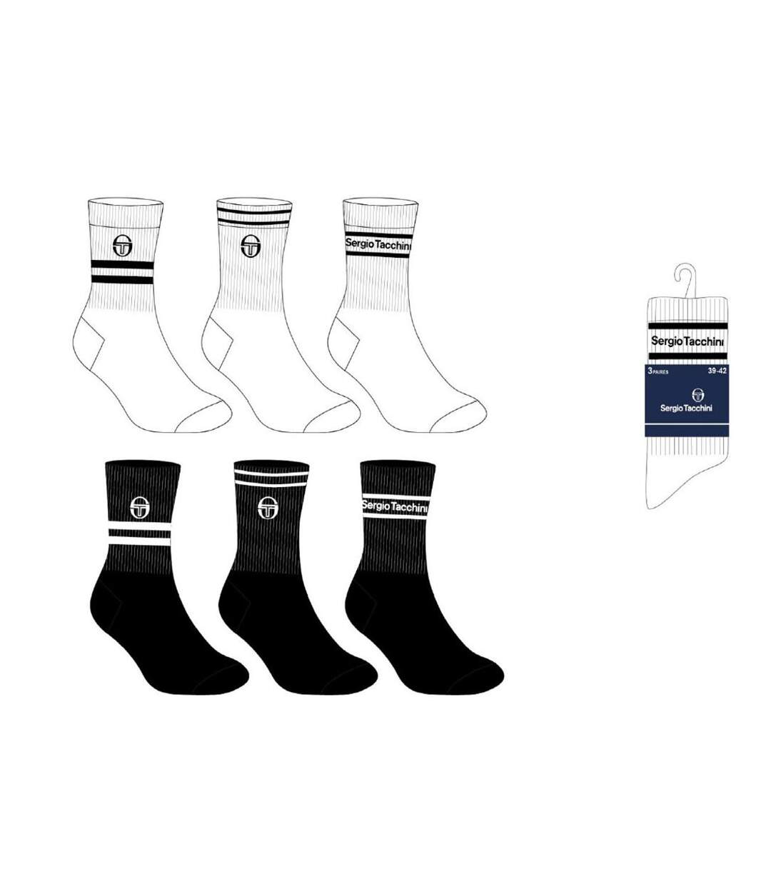 Chaussettes SERGIO TACCHINI Pack de 6 Paires 0932-5