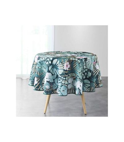 Nappe Ronde Imprimée Kelly 180cm Bleu