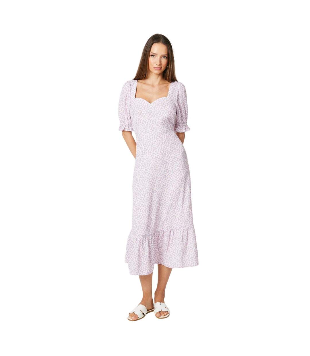 Robe mi-longue femme violet Dorothy Perkins