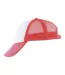 Casquette de baseball bubble enfant blanc / corail néon SOLS-3
