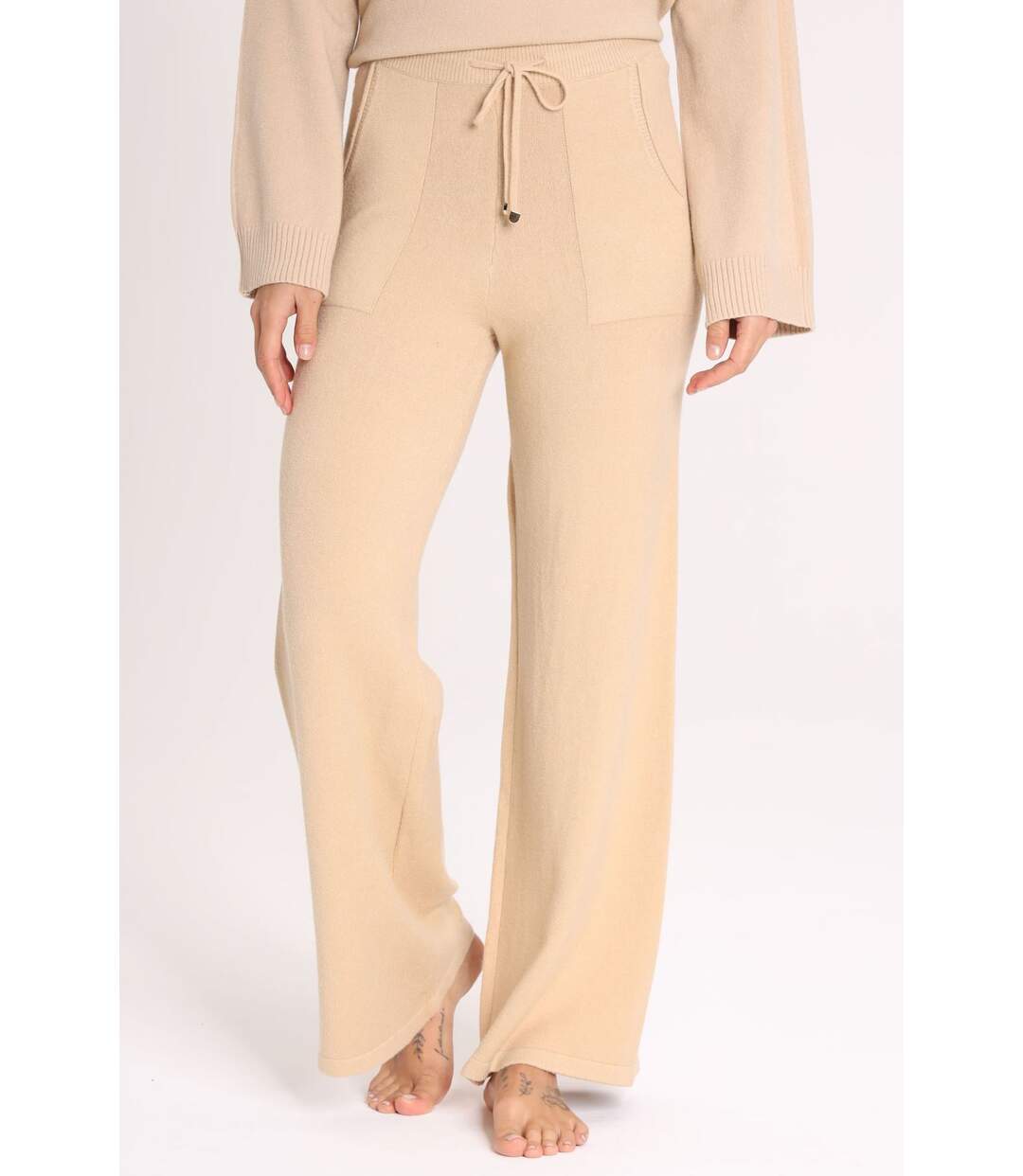 Pantalon PERYNE Camel-1