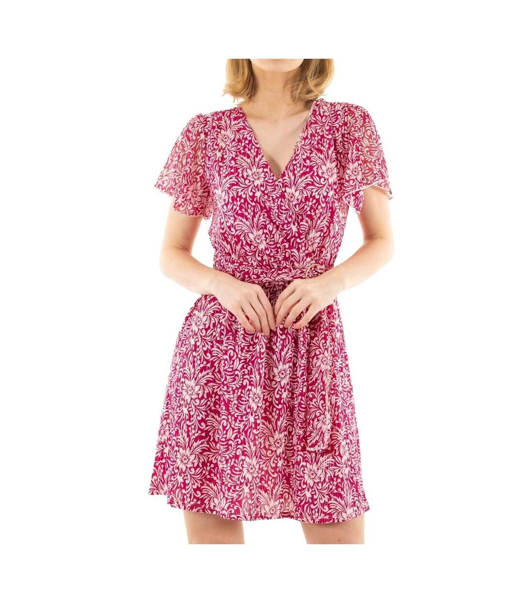 Robe Rose à Motifs Femme Robe Morgan Richie - 34-1