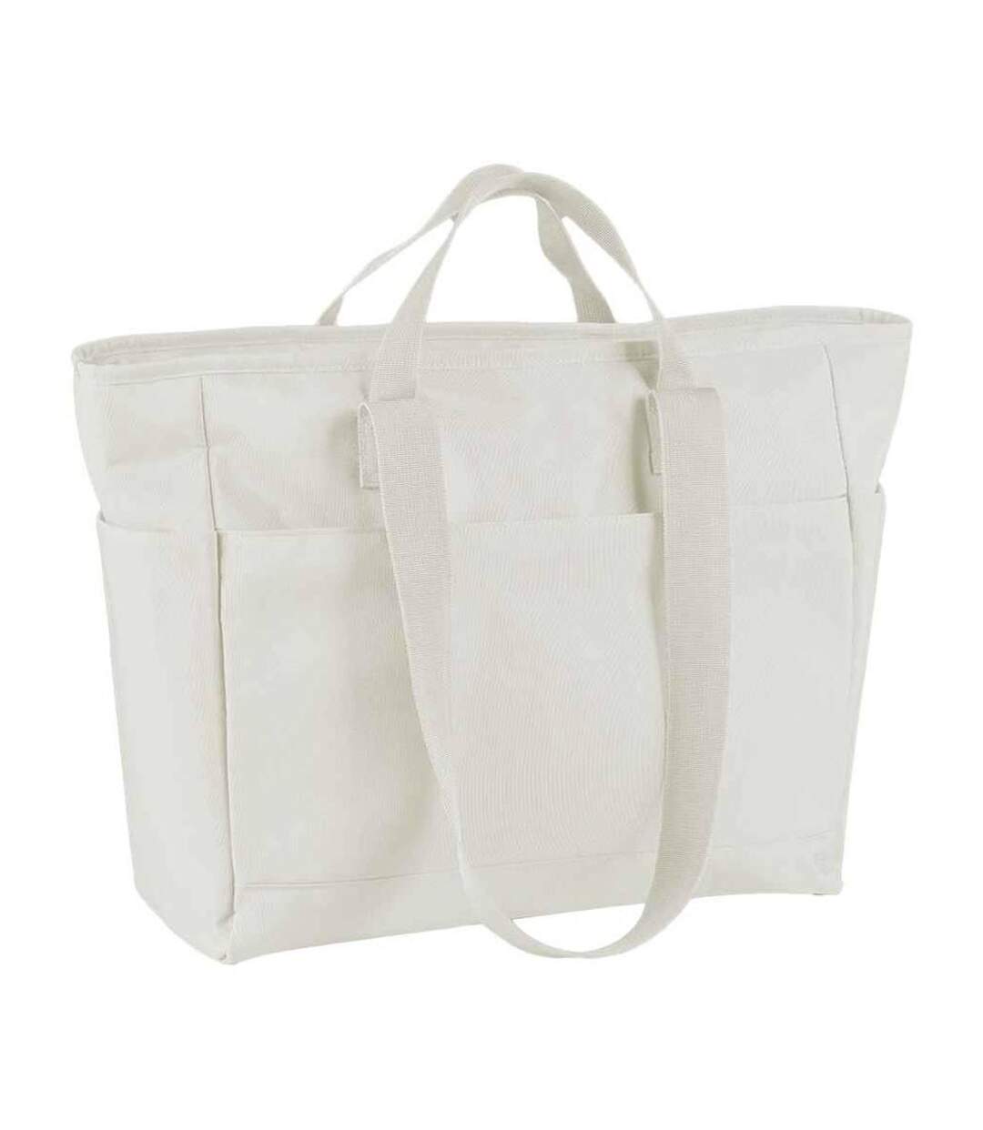 Simplicity recycled polyester tote bag one size beige Bagbase-1