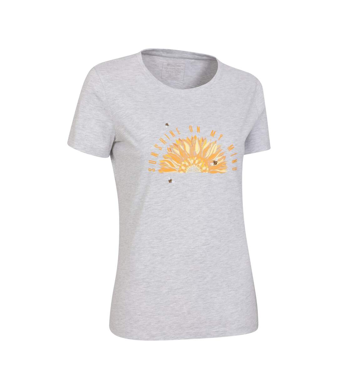 T-shirt sunshine femme gris clair Mountain Warehouse