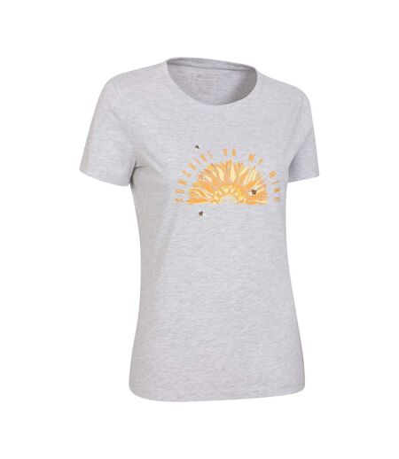 Mountain Warehouse - T-shirt SUNSHINE - Femme (Gris clair) - UTMW3139
