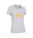 Mountain Warehouse Womens/Ladies Sunshine Sunflower Natural T-Shirt (Light Grey) - UTMW3139