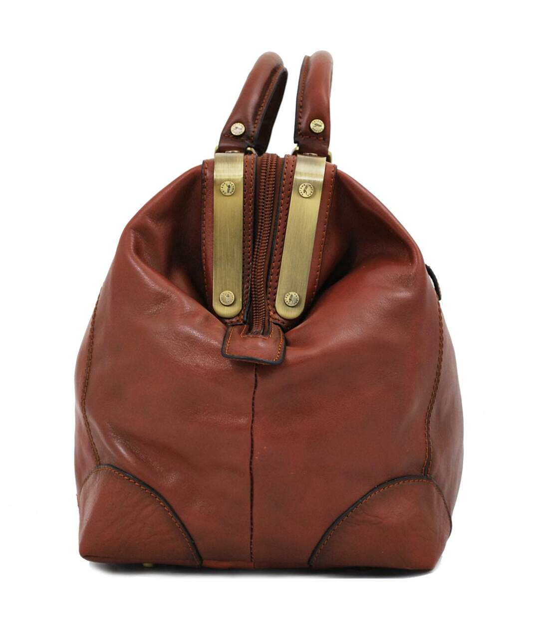 Sac de voyage en cuir KATANA Diligence 44cm - marron-5