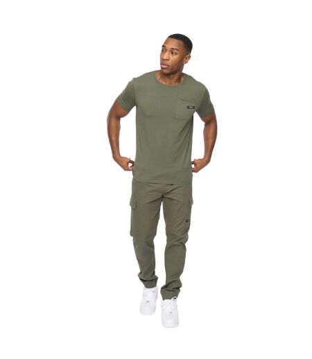 Mens utilate t-shirt thyme Crosshatch