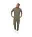 Mens utilate t-shirt thyme Crosshatch-3