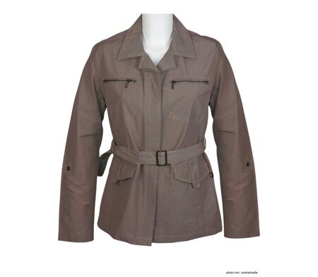 Veste Saharienne Rando Femme Ogalo Castor MarronSE9042
