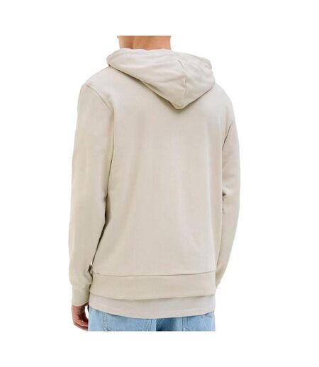 Sweat à capuche beige homme jack & jones hawaii - l