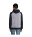 Sweat Seattle Adulte Gris Chiné Bleu Marine Français SOLS-2