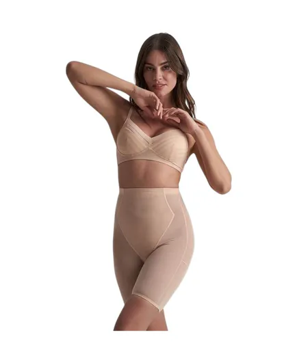 Short Gainant Motif/style Sans Coutures Femme Beige Bye Bra