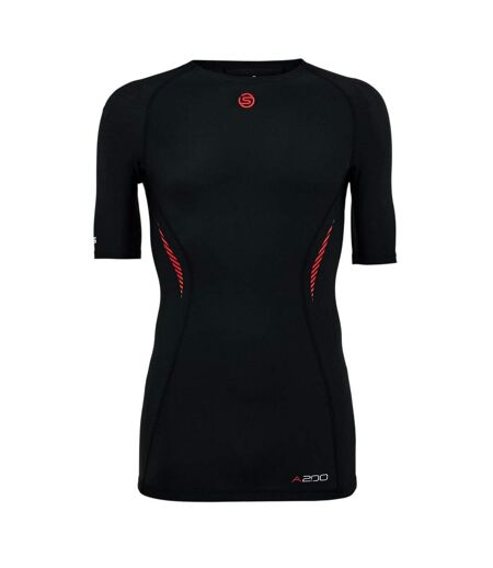 Mens A200 Lightweight Compression Shirt Black Skins
