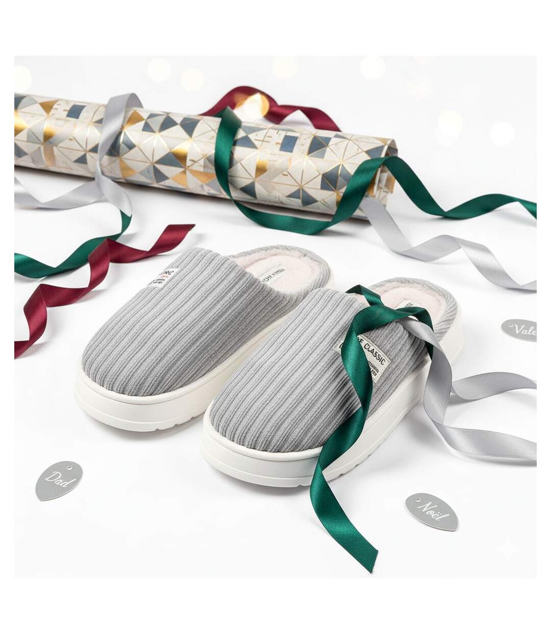 Mules homme velours côtelé MU10122-5