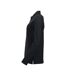 Womens/ladies Classic Marion Long-sleeved Polo Shirt Black Clique-3