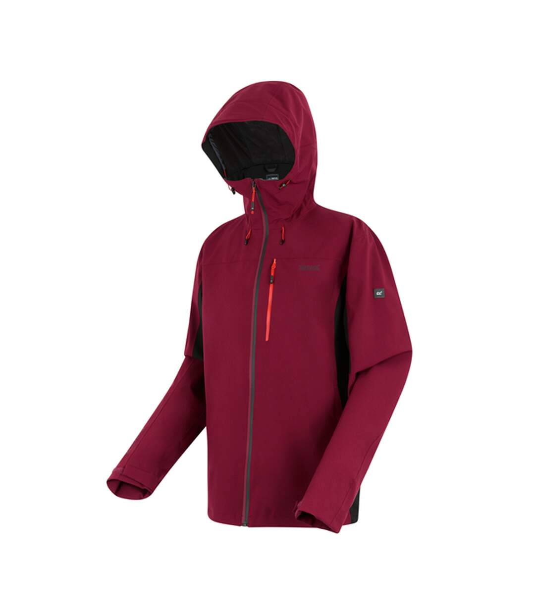 Veste Imperméable Birchdale Homme Pourpre Foncé Noir Regatta-4